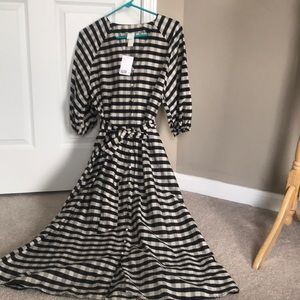 H&M v-neck dress Premium Selection Small NWT